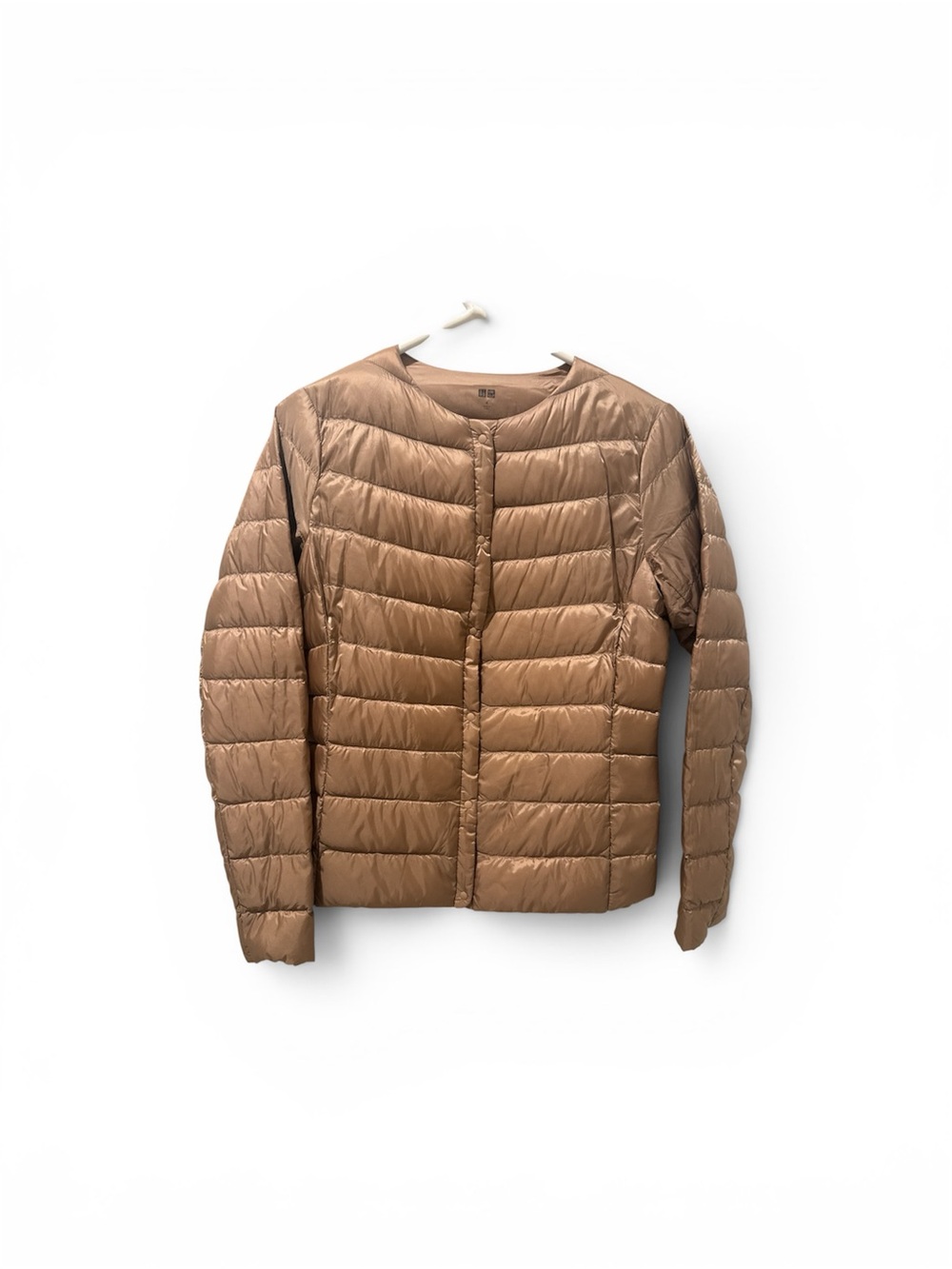 Uniqlo Lightweight Quilted Tan Puffer Jacket